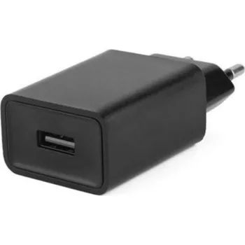 POČÍTÁRNA Napájecí adaptér USB 10W / alternativní nabíječka pro mobilní telefony - černá