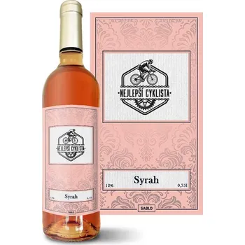 Víno Sablio Růžové víno Nejlepší cyklista: 0,75 l