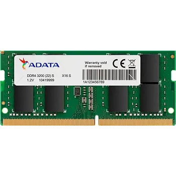 Operační paměť ADATA Adata/SO-DIMM DDR4/8GB/3200MHz/CL22/1x8GB AD4S32008G22-SGN