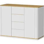 LB BOHEMIA, s.r.o. Komoda Bohemia oboustranně oblá ROZMĚR: (š/v/h) 150 x 100 x 40 cm (TYP 408 OO)