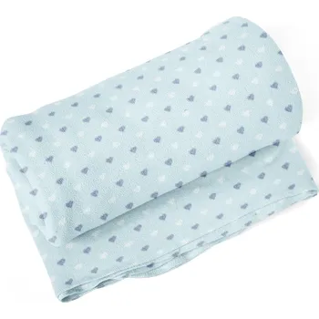 deka Sablio Deka Srdce na modré - 150x120 cm