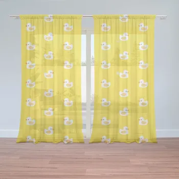 Záclona Sablio Záclony Bílé kachničky: 2ks 150x250cm