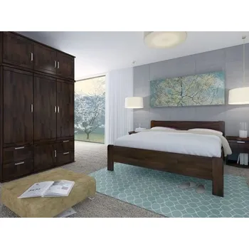 Postel HP-Nábytek Dvoulůžko Karin senior BUK ROZMĚR: 160 x 200 cm