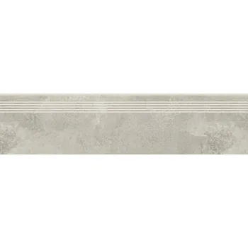Stavební materiál CERSANIT Quenos light grey schodovka 29,8x119,8 CER-OD661-098