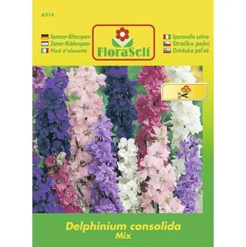 Semeno Stračka 'Delphinium consolida' směs květinových semen FloraSelf