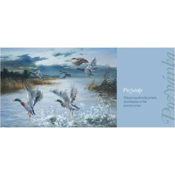 Pozvánka E-myslivost Pozvánka na lov - kachny