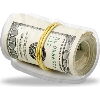 Polštář Sablio 3D polštář ve tvaru Bankovky