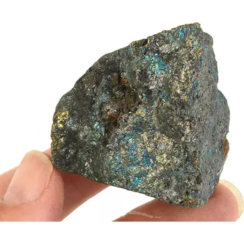 Přírodní kámen Chalkosin surový z Namibie 123g