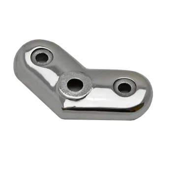 Nadpojovací deska (úhel 45°) na ø 42,4 mm, leštěná AISI 304