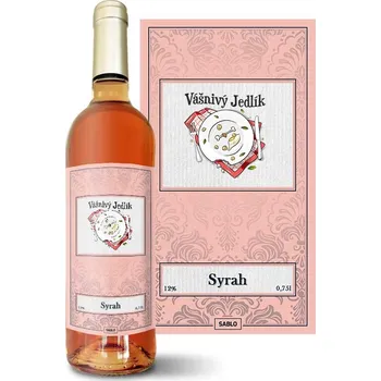Víno Sablio Růžové víno Vášnivý jedlík: 0,75 l