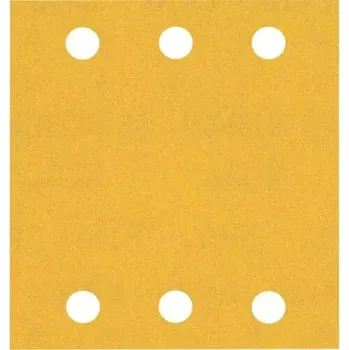 Příslušenství k nářadí Brusný papír EXPERT C470 se 6 otvory pro vibrační brusky 115 × 107 mm, G 240, 10 ks BOSCH 2608900895
