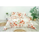 Stanex Ložní povlečení krepové Lilie lososové (LS227) ROZMĚR: 140x200 cm + polštář (90x70 cm)