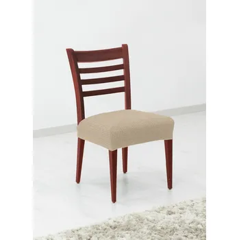 Podsedák DekorTextil Potah multielastický na sedák židle Denia - smetanový