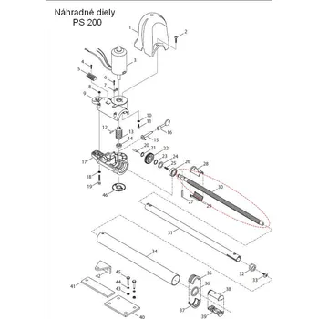 Závitová tyč 480VSD20PR4 Závitová tyč PS200