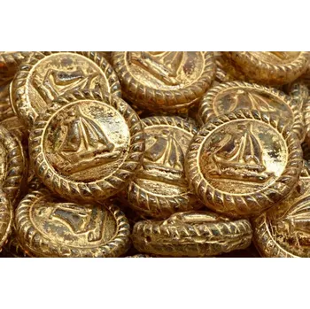 Korálek Korálky Plachetnice č.4095 (20x20mm)