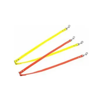 Obojek pro psa Zubíček - výroba loveckých potřeb Rozdvojka pro dva psy reflexní - BIOTHANE - Barva Reflexní oranžová