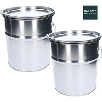 barva na kov Barva antikorozní polomatná na zinek 20 kg - žulová šedá