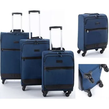 Aaryans Sada 3 textilních kufrů JCB2021 šedá