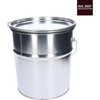 barva na kov Barva antikorozní polomatná na zinek 10 kg - červenočerná