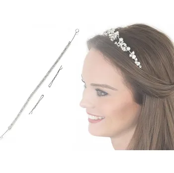 Čelenka Vlasová čelenka se štrasovými kamínky 8000866