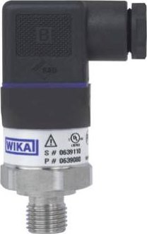 WIKA - Ursula Wiegand Ges.m.b.H. snímač A-10 0/10bar, 4/20mA, G1/4 A, tř.0,5%, těsnění NBR, 316L, úhlový konektor typ A