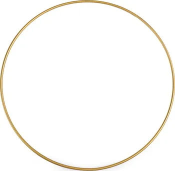 Lapač snů Stoklasa Kovový kruh na lapač snů 25 cm matně zlatý