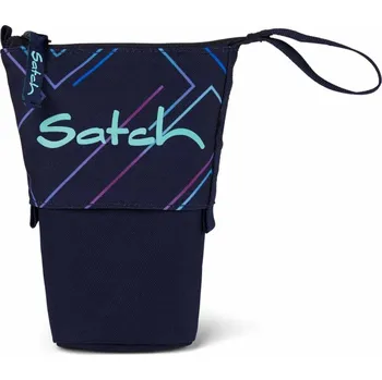 Penál Školní pouzdro Satch Purple Laser