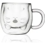 Dvoustěnný hrnek DOUBLE kočka 0,3 l