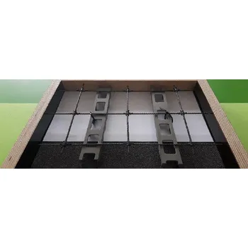 Stavební profil ORLITECH DL - Distanční lišta s výřezy 45/200 - délka 2m, krytí betonu 45mm