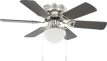 Stropní ventilátor Ozdobný stropní ventilátor se světlem 82 cm tmavě hnědý