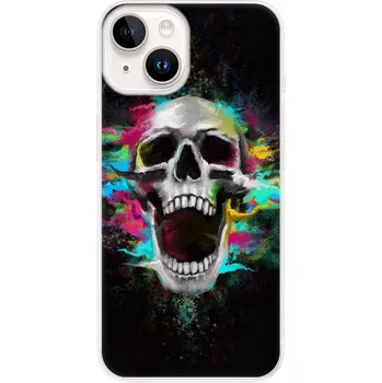 Pouzdro na mobilní telefon Odolné silikonové pouzdro iSaprio - Skull in Colors - iPhone 15 Plus