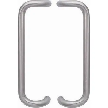 Dveřní kování COBRA Nerezové madlo na dveře 35 cm INOX E - pár