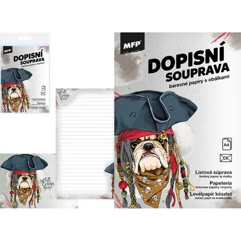 Obálka MFP dopisní papír barevný LUX 5+10