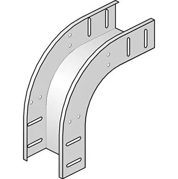 Odvodňovací žlab Ohyb vnější vertikální 90° pro žlab výšky 60 mm - HL VB90-ČSN