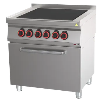 Sporák Elektrický sporák tálový s troubou REDFOX SPLT 70/80 11 E