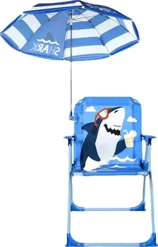 Dětská židle bHome Dětská campingová židlička s deštníkem
