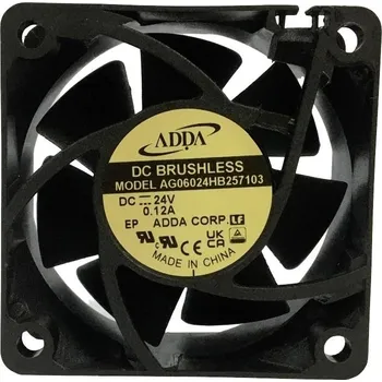 Průmyslový ventilátor ADDA AG06024HB257103 axiální ventilátor, 24 V/DC, (d x š x v) 60 x 60 x 25 mm, AG06024HB257103