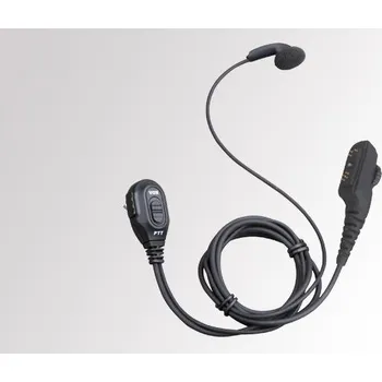 Vysílačka Hytera ESN10; pecka do ucha, mikrofon VOX / PTT