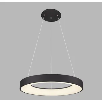 Led2 Závěsné LED svítidlo BELLA P-Z ø 48 cm, černá Teplota světla: 3000K - teplá bílá, Stmívání, řízení: DALI/PUSH