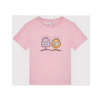 adidas Sada tričko a sportovní šortky KEVIN LYONS HC1985 Růžová Regular Fit 6_9M