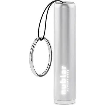 SANLIGHT - Baterka se svítícím logem , stříbrná