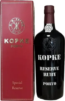 Fortifikované víno Kopke Reserve Ruby Porto 19,5 % 0,75 l dárkový box