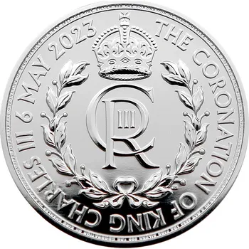 Stříbrná investiční mince Korunovace Jeho Veličenstva krále Karla III. 1 Oz 2023