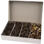 Kovové druky AM6 sypané staromosazné 15…