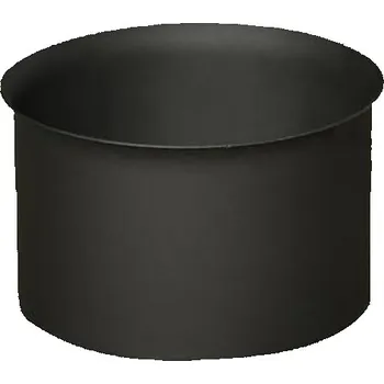 Kouřovod Zděř kouřová 120 mm, silnostěnné 1,5 mm, černá MA654245