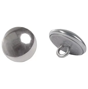 Knoflík Knoflík francouzský 20 mm - stříbrný