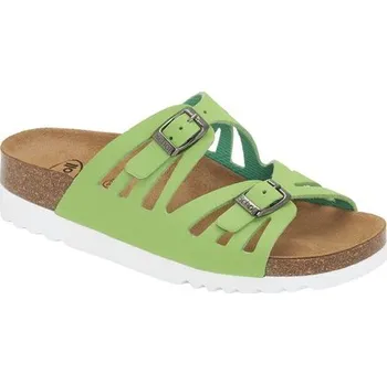 Dámské pantofle obuv Scholl YSTAD zelené zdravotní pantofle