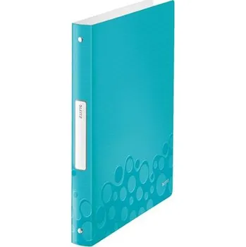 LEITZ Desky s 4kroužkovým mechanismem WOW, ledově modrá
