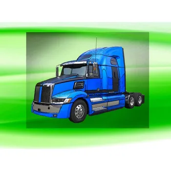 Nášivka WESTERN STAR 5700XE nažehlovačka 8x5 cm (DTF nažehlovačka nákladní auto)