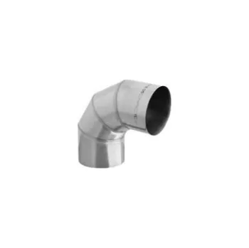 Kouřovod Koleno pevné 90°, průměr 150 mm
